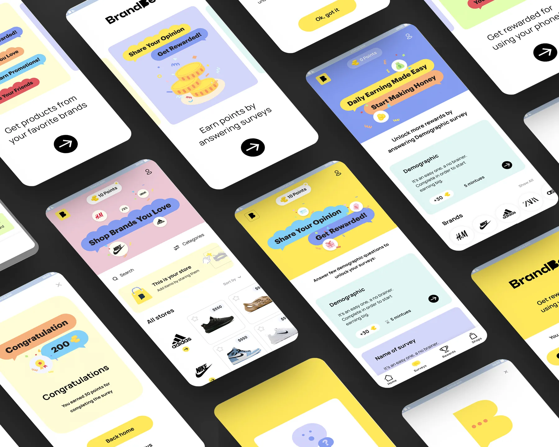 BrandBee – brand identity by Basman/Tenenbaum