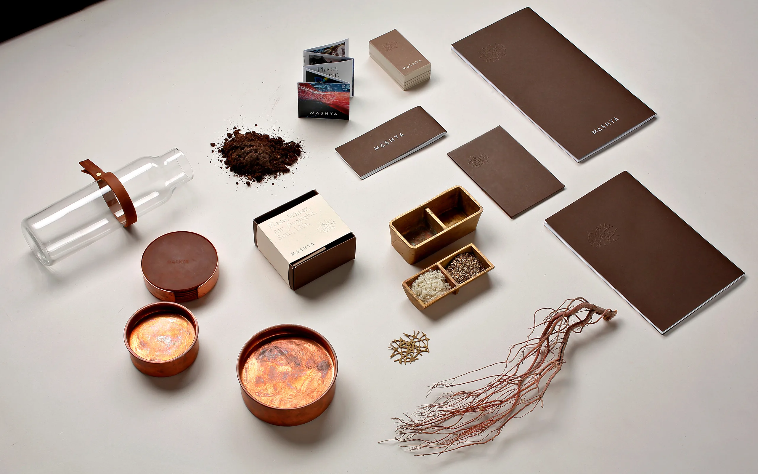 Mashya Restaurant – brand identity and signage design by Basman/Tenenbaum