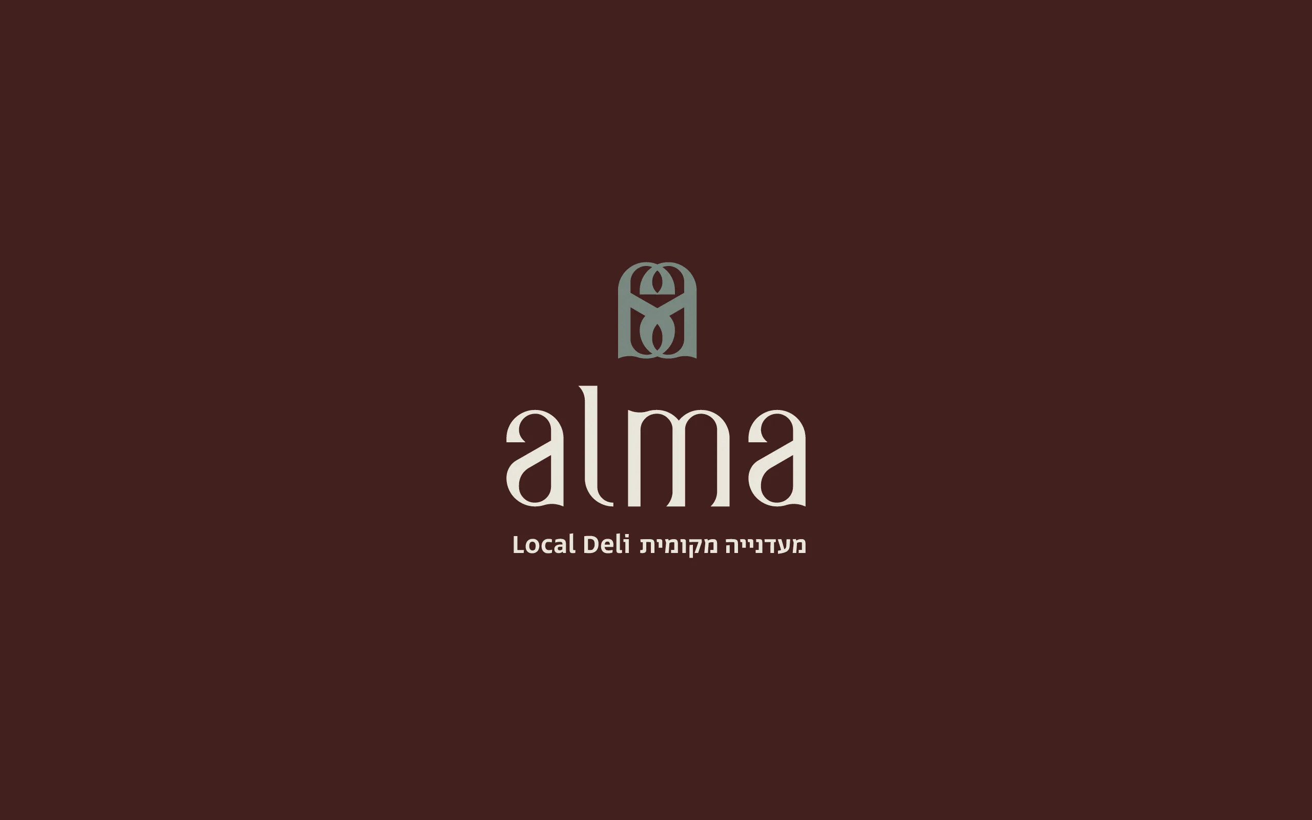 Alma Deli – brand identity and signage design by Basman/Tenenbaum