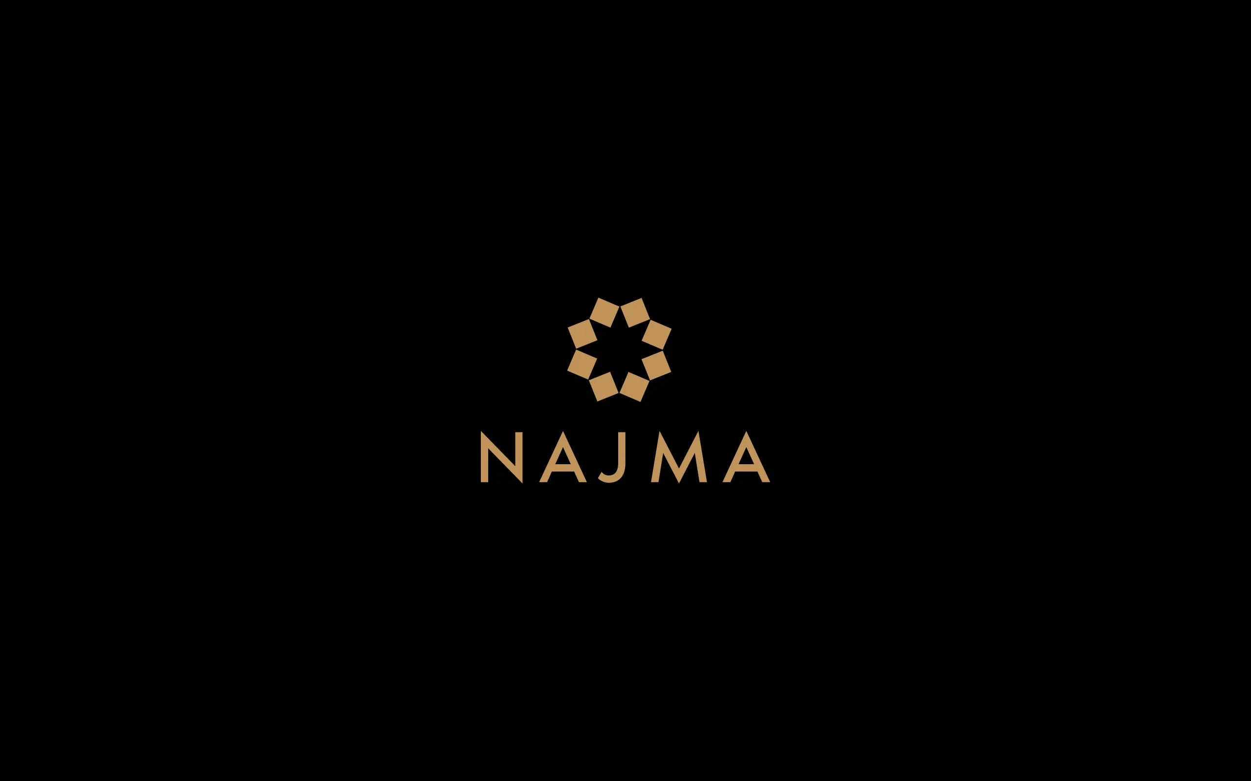 Najma Restaurant – brand identity and print design by Basman/Tenenbaum