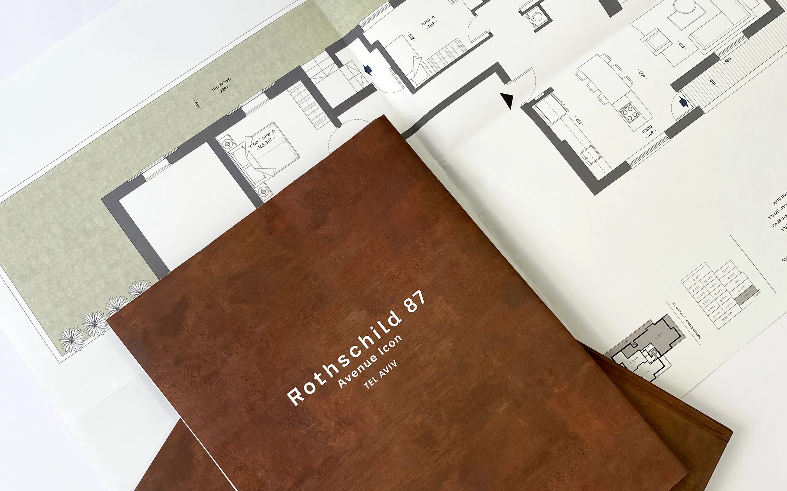 Rothschild 87, Tel Aviv – brand identity and web design by Basman/Tenenbaum