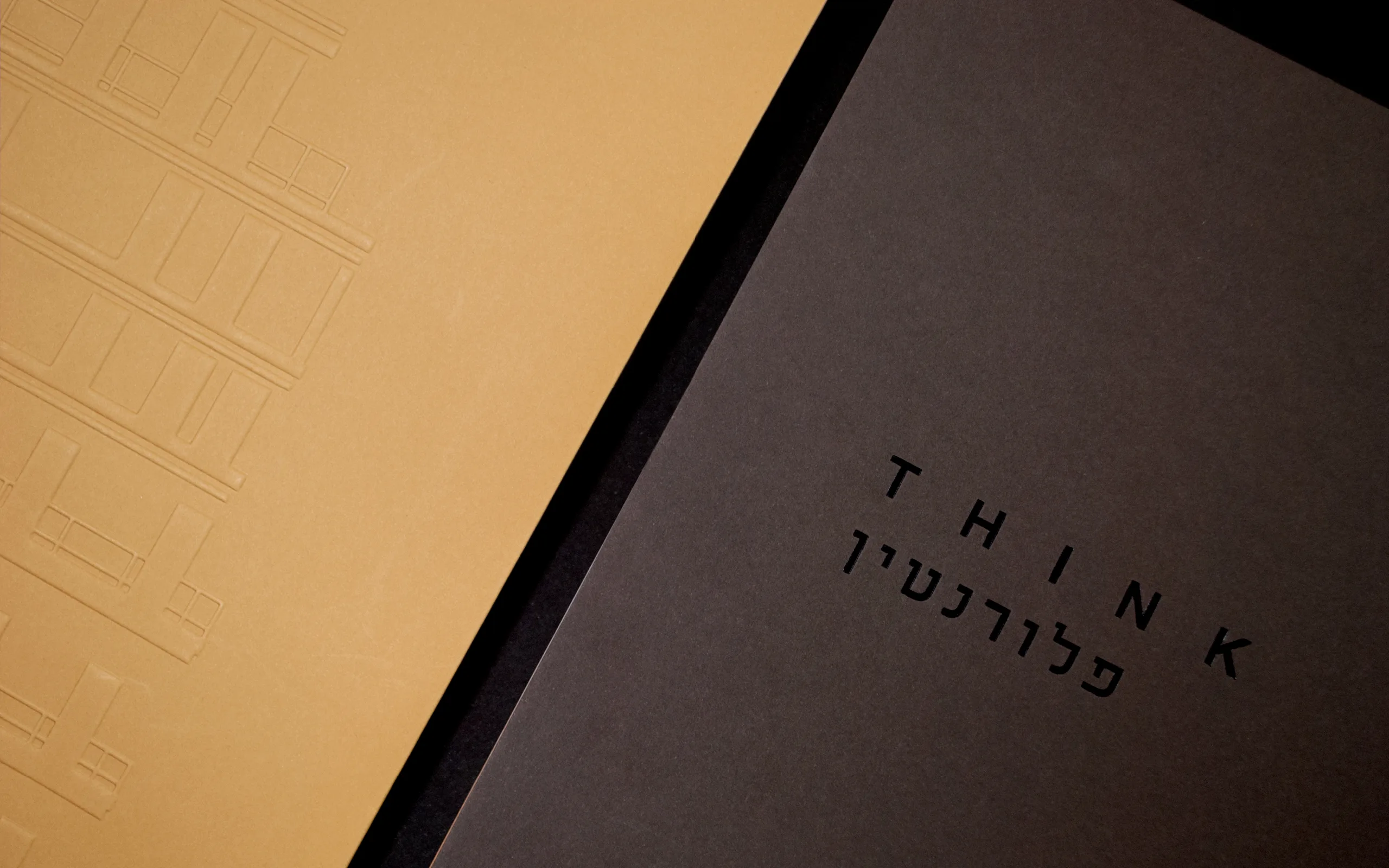 Think Florentin – brand identity and print design by Basman/Tenenbaum