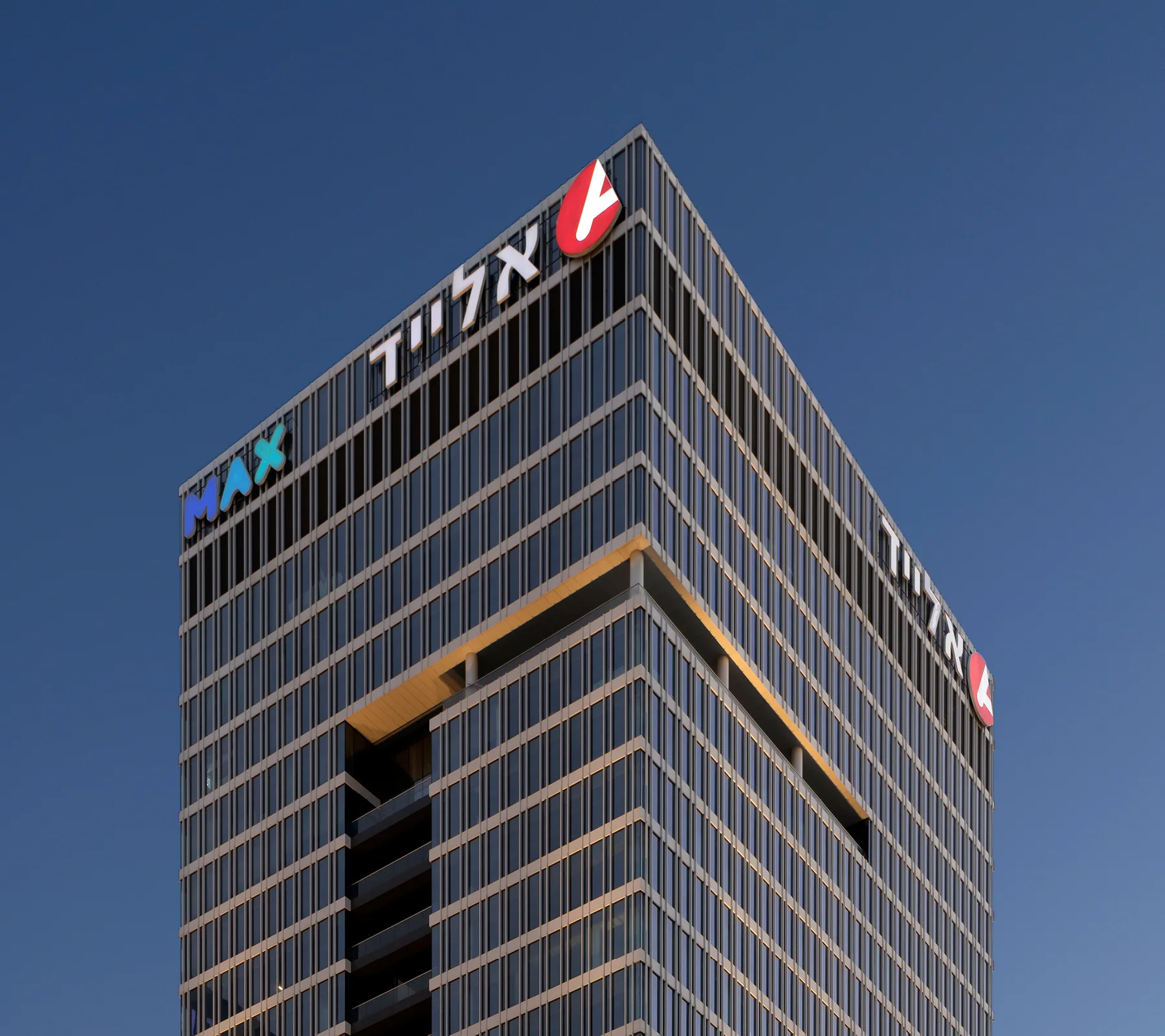 Allied Tower – signage design by Basman/Tenenbaum
