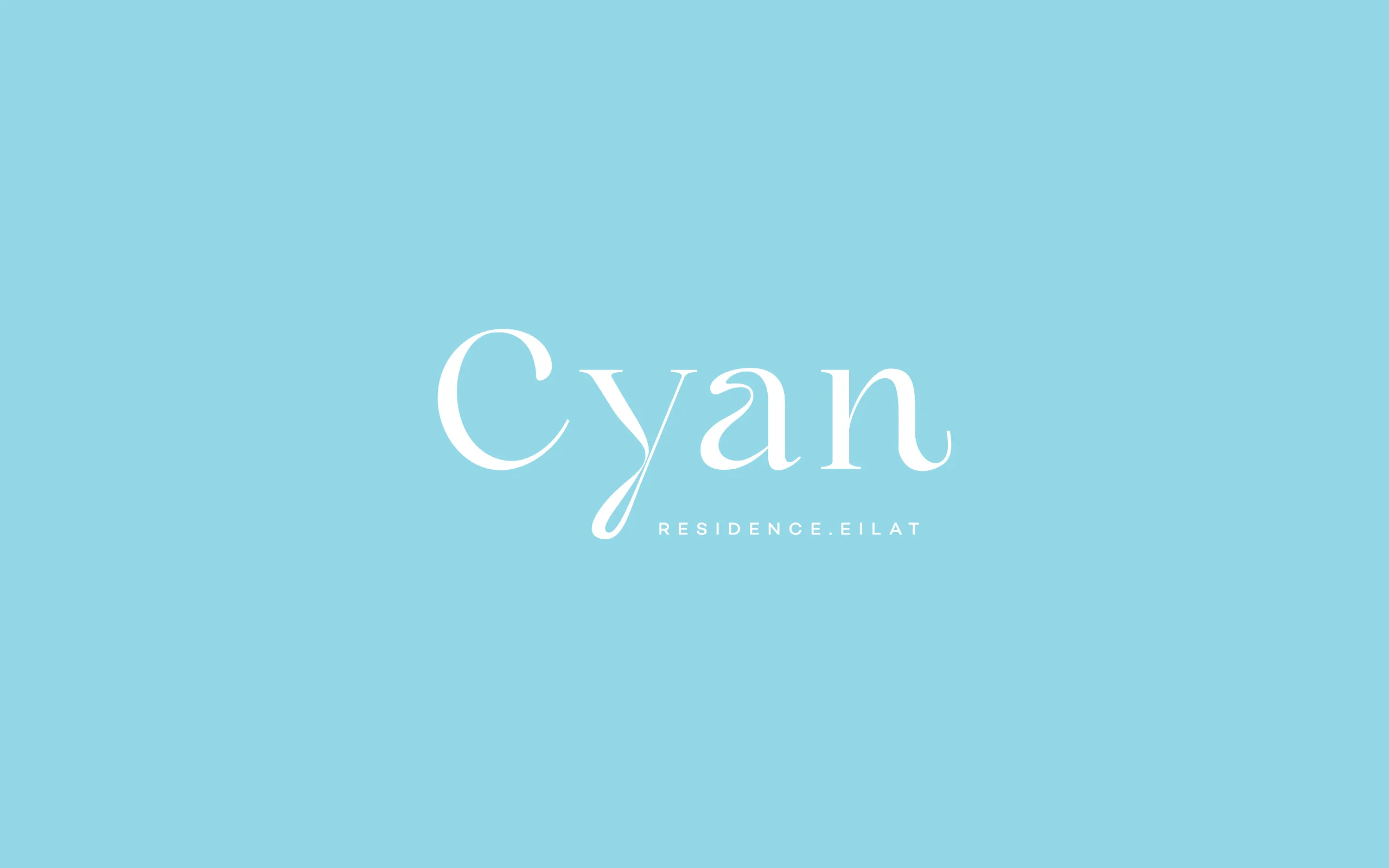 Cyan Residence – brand identity and web design by Basman/Tenenbaum
