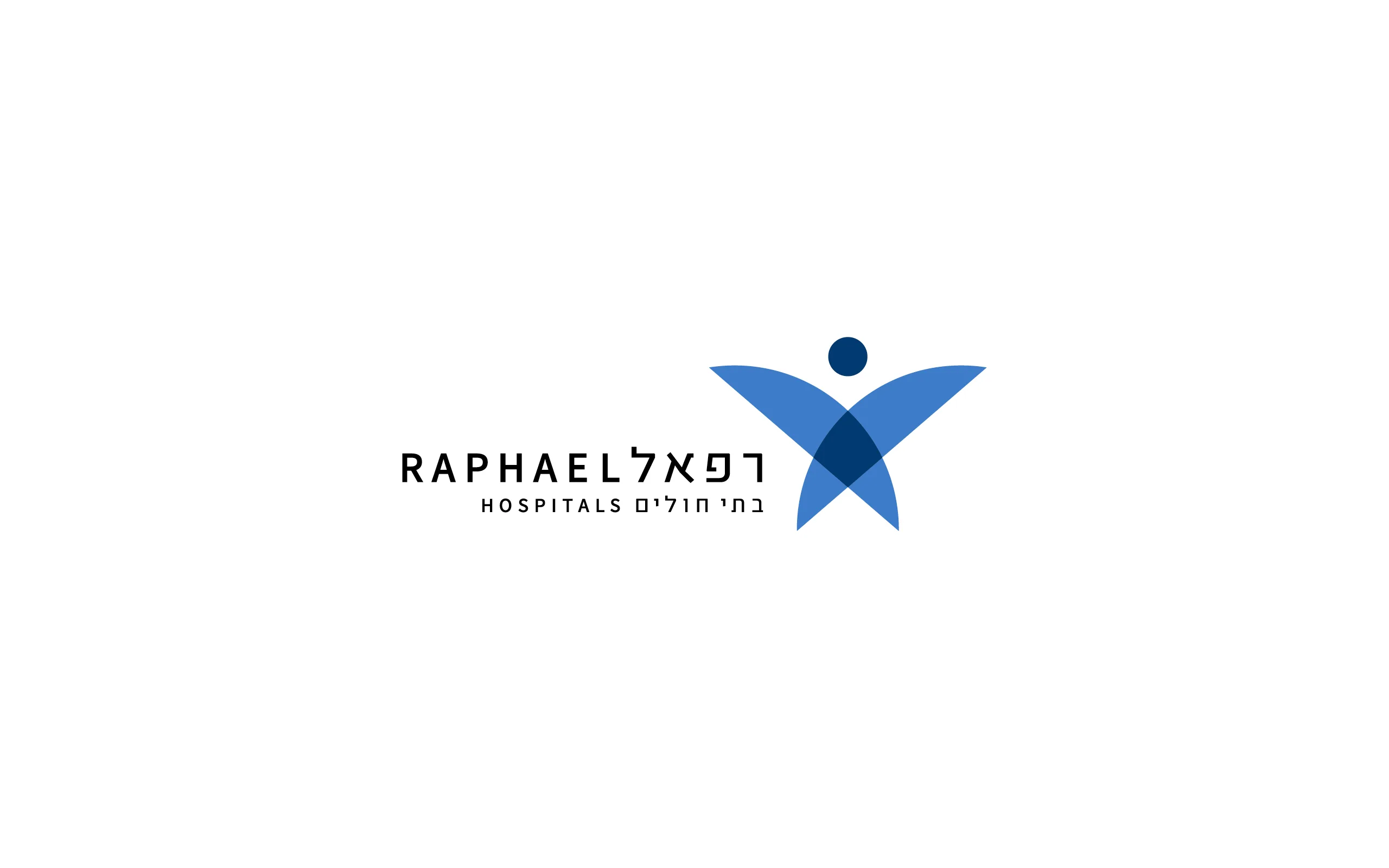 Raphael Hospitals – brand identity and signage design by Basman/Tenenbaum