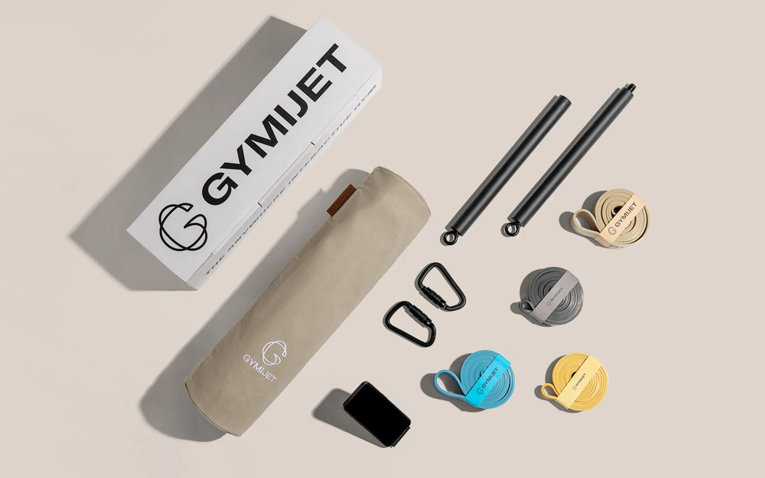 Gymijet – brand identity and web design by Basman/Tenenbaum