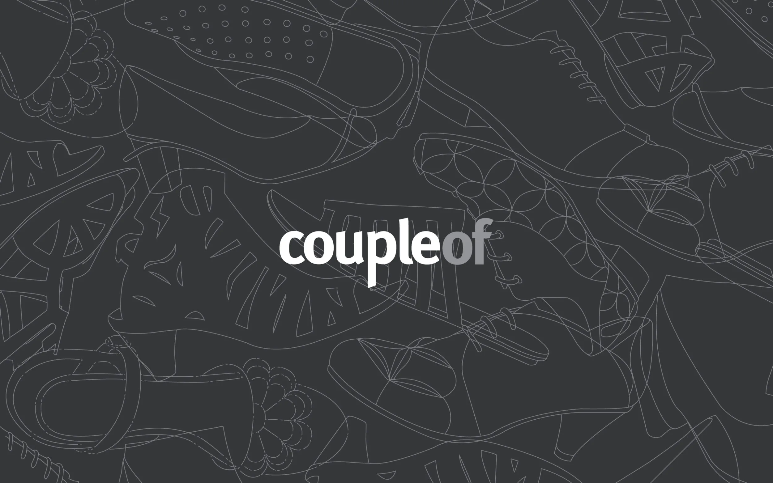 CoupleOf – brand identity and print design by Basman/Tenenbaum